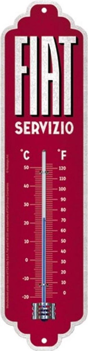 Thermomètre Fiat Servizio - Nostalgic Art