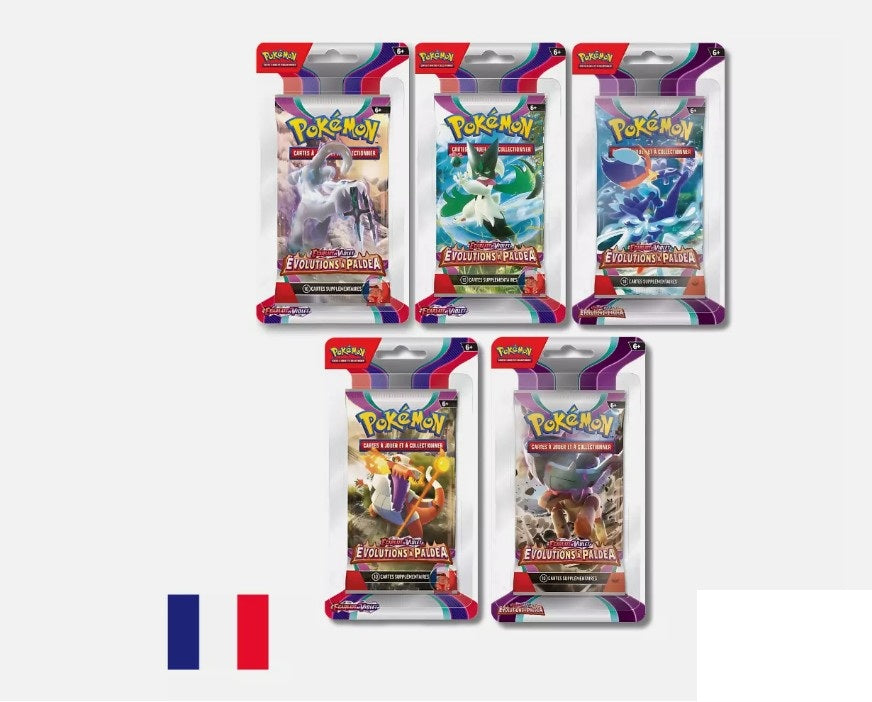 Art Set Ecarlate & Violet Evolution à Paldéa 5 Booster - Pokémon