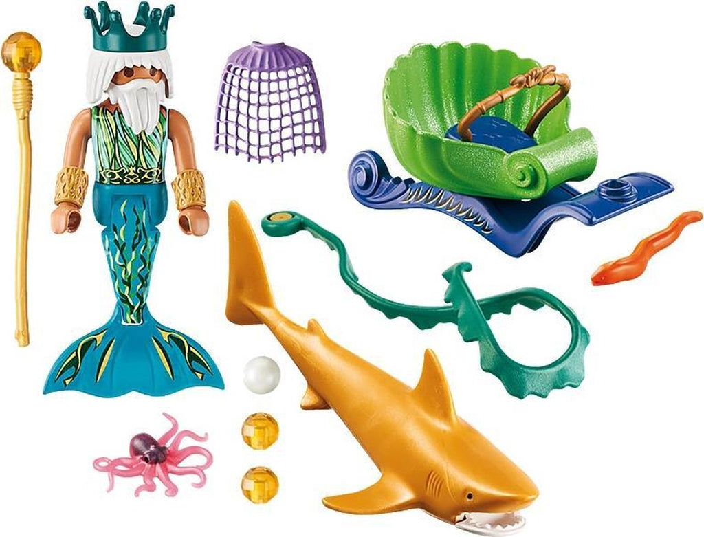 Roi des Mers avec Calèche Royale - Playmobil