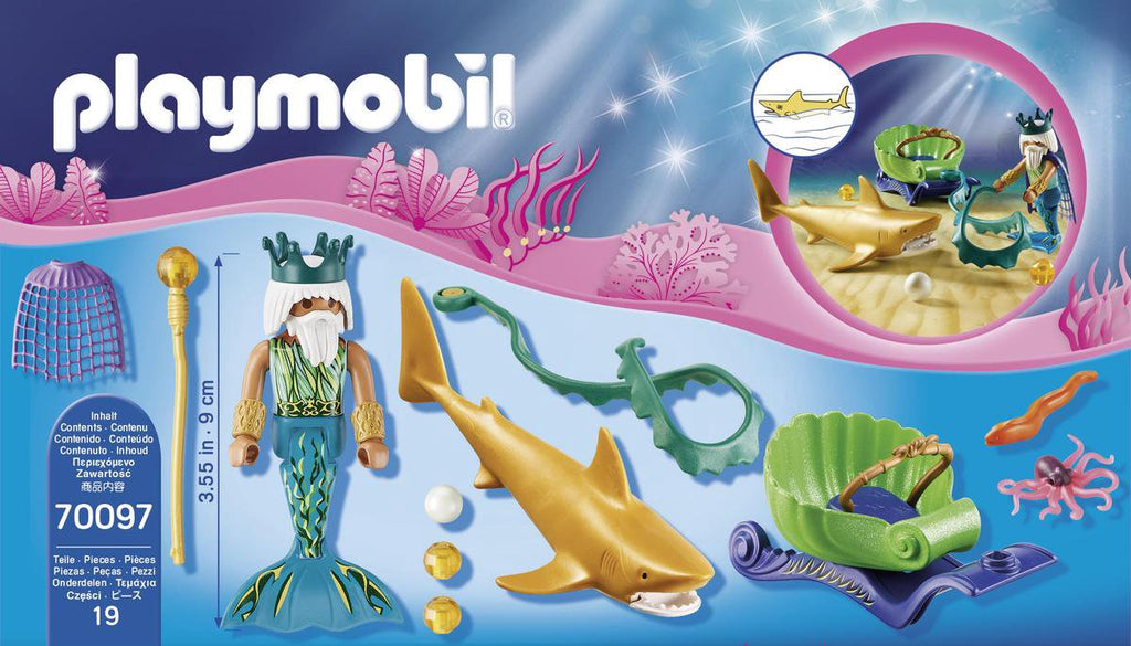 Roi des Mers avec Calèche Royale - Playmobil