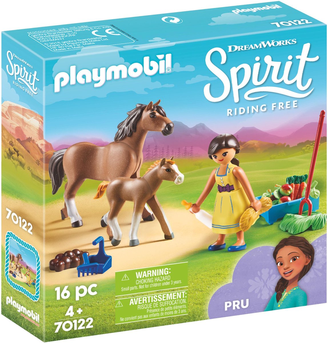 Apo avec Cheval et Poulain - Spirit - Playmobil