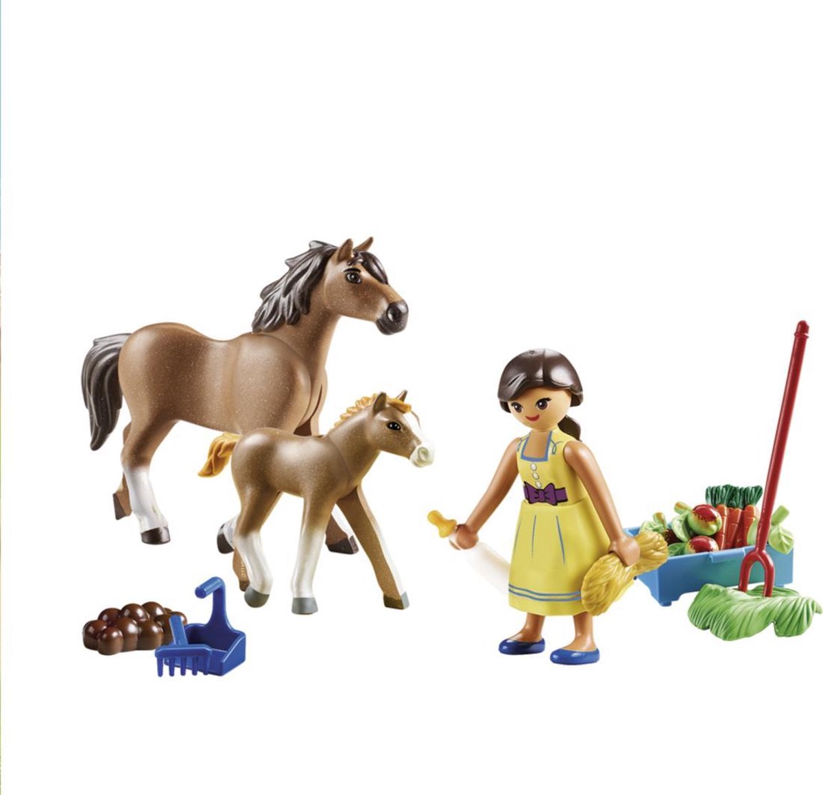 Apo avec Cheval et Poulain - Spirit - Playmobil