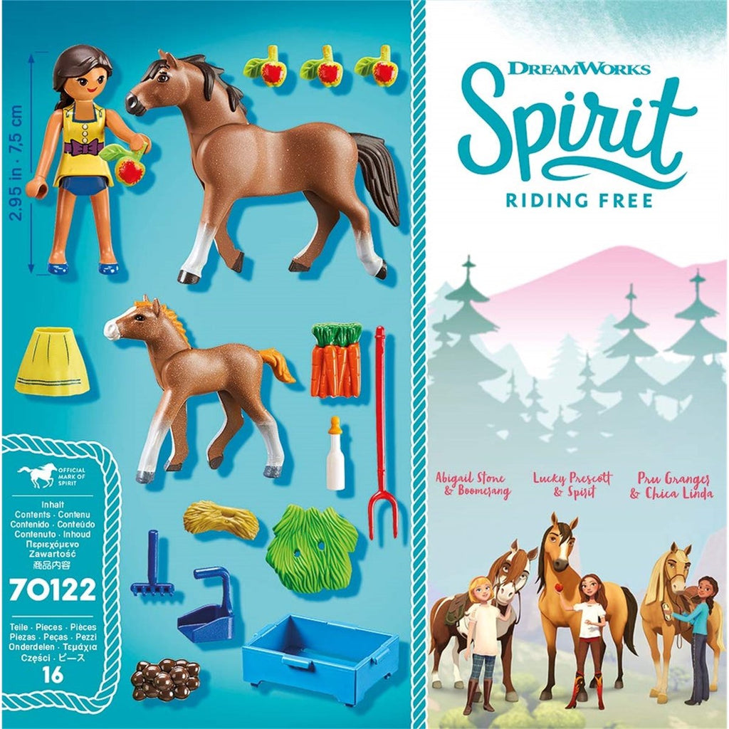 Apo avec Cheval et Poulain - Spirit - Playmobil