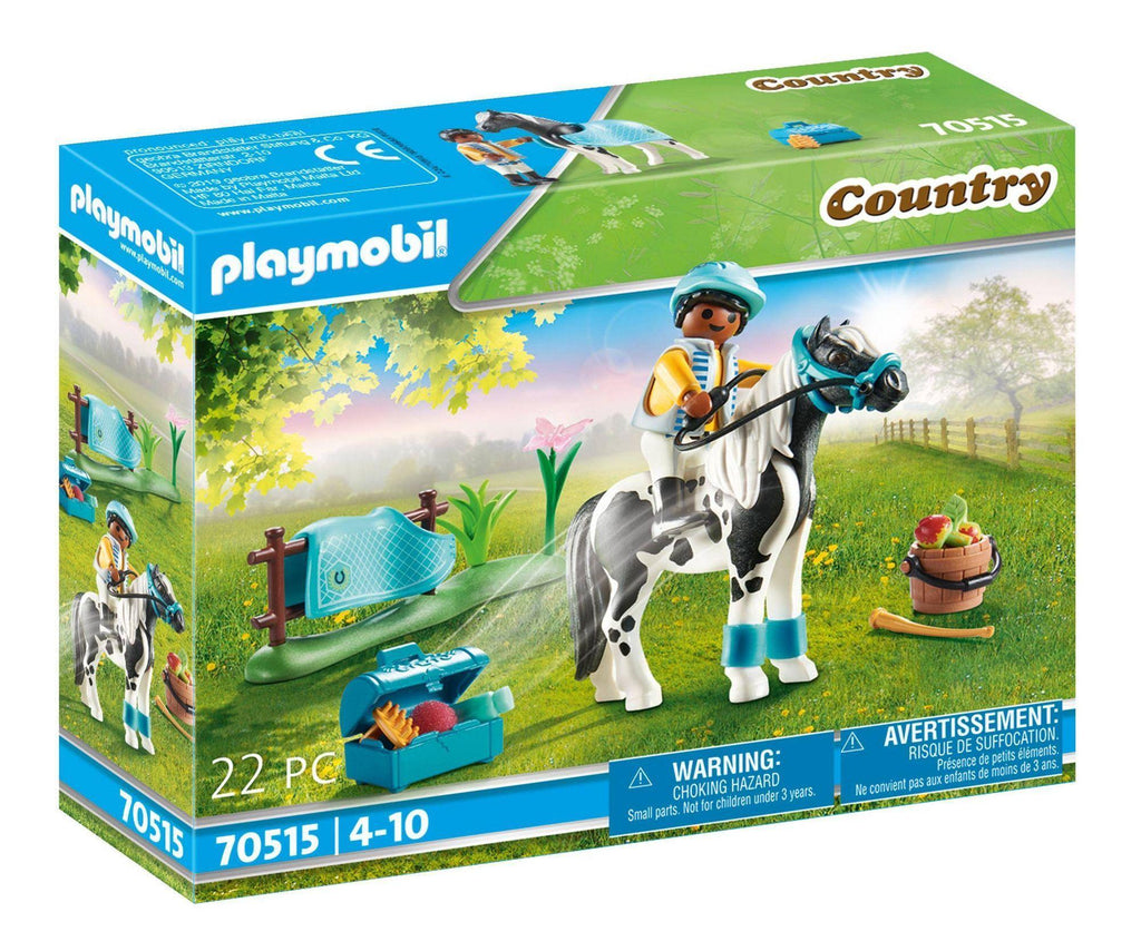 Cavalier et Poney Lewitzer - Playmobil