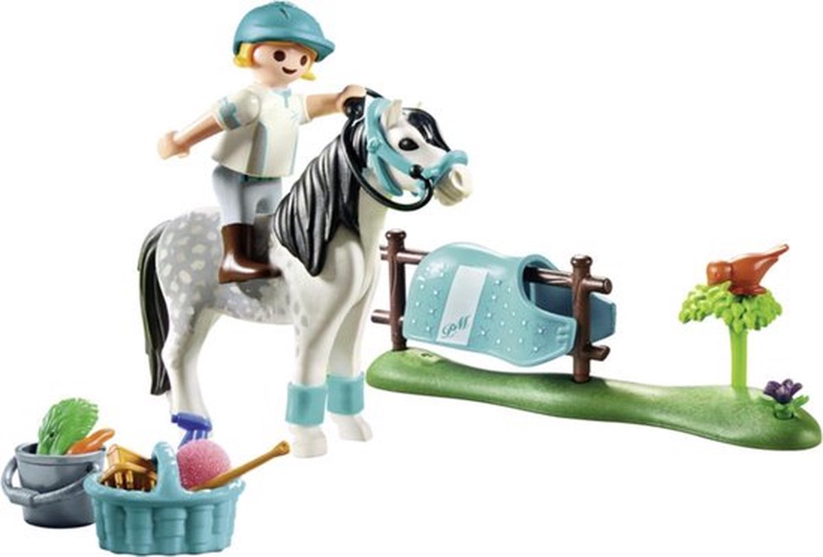 Cavalière avec Poney Gris - Playmobil
