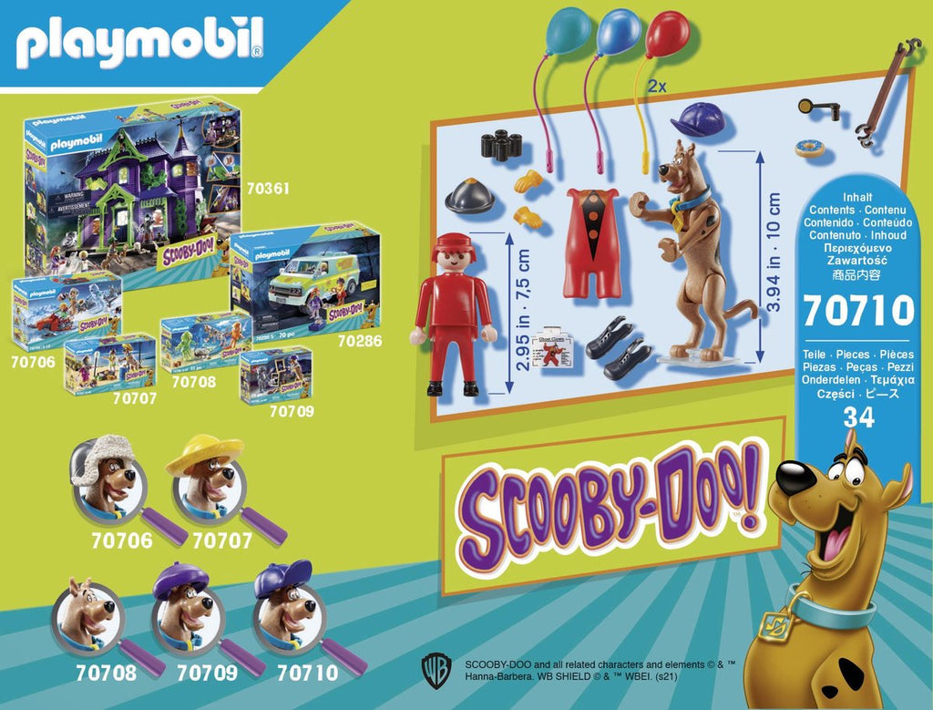 Scooby-Doo avec Fantôme du Clown - Playmobil