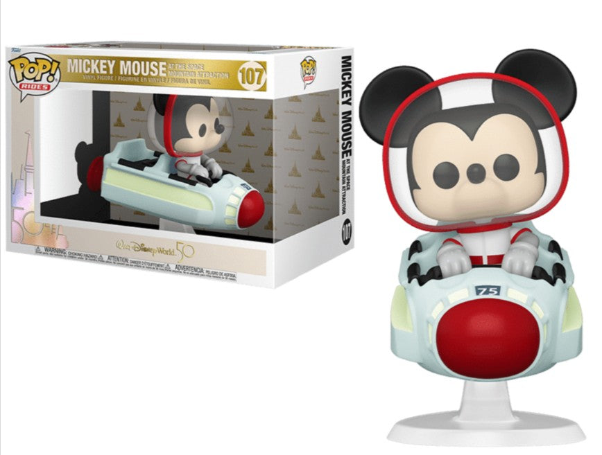 Pop 107 Mickey Mouse at The Space Mountain Attraction - Disney - Funko