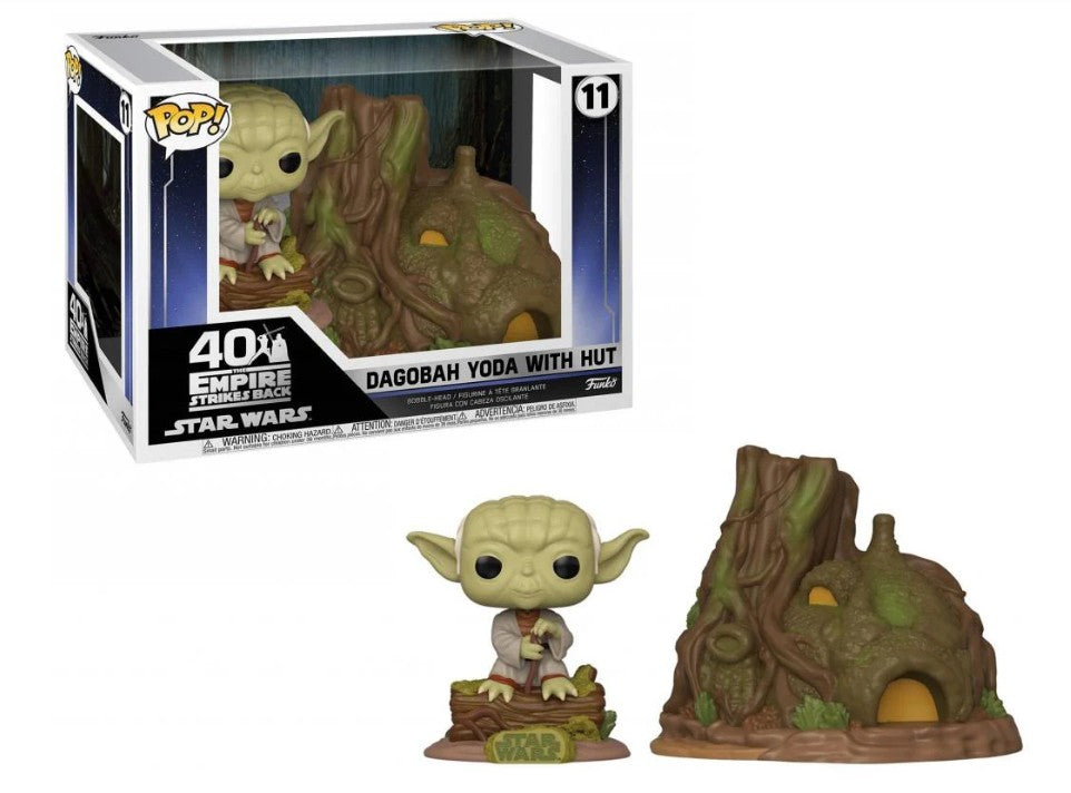 Pop 11 Dagobah Yoda with Hut - Star Wars - Funko