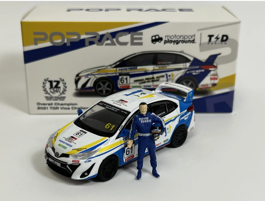 Toyota GR Vios Malaisie Saison 4 Tengku Djan #61 - Pop Race