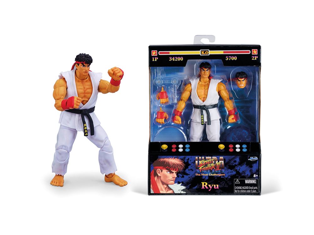 Figurine Ryu - Street Fighter II - Jada