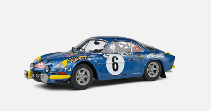 Alpine A110 1600S Rallye de Monte Carlo 1972 - Solido
