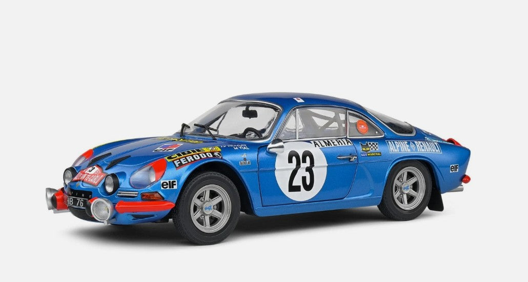 Alpine A110 1600S Rallye Montecarlo 1972 #23 Nicolas Vial - Solido