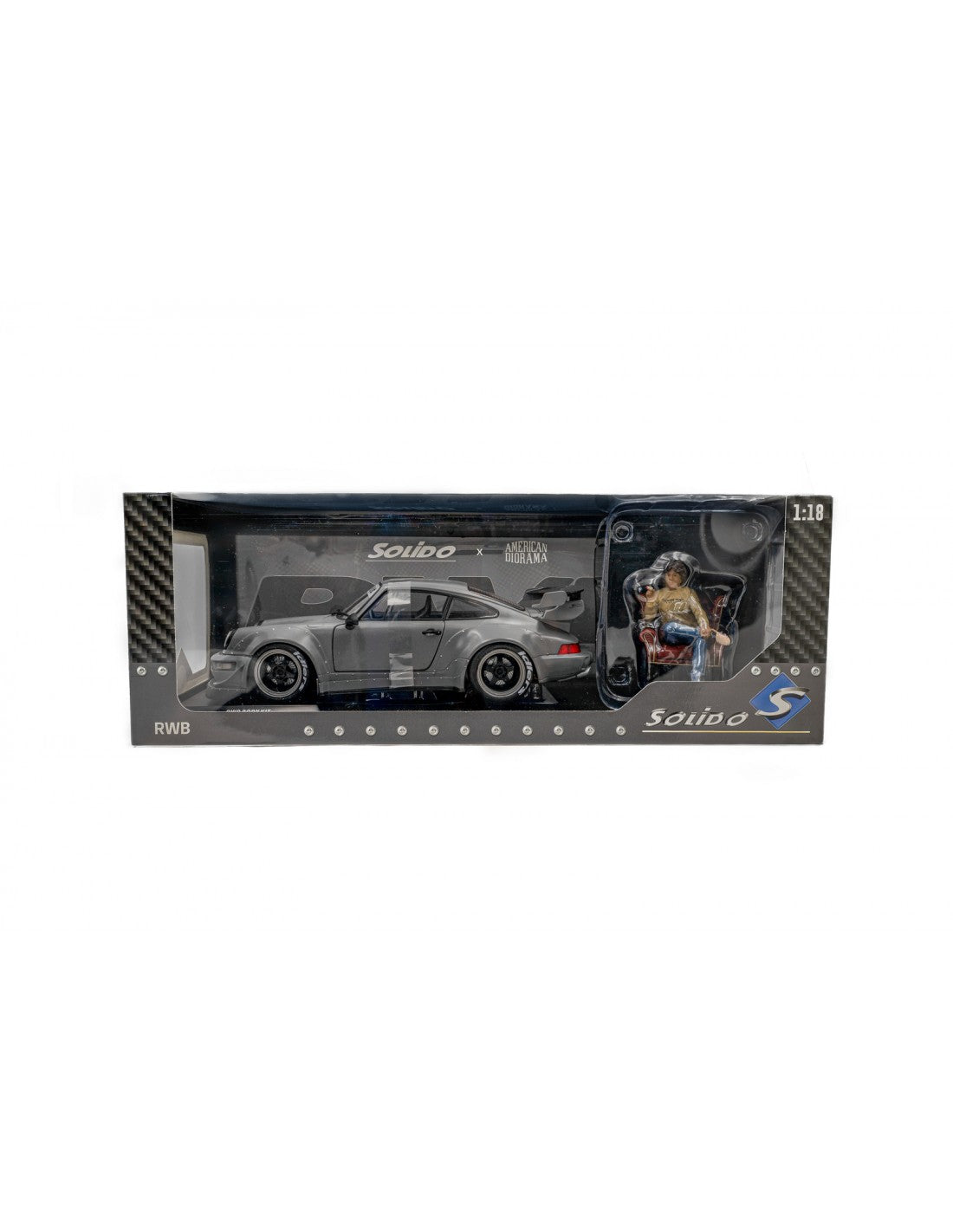 Porsche 911 RWB Body Kit 2024 + Figurine - Solido
