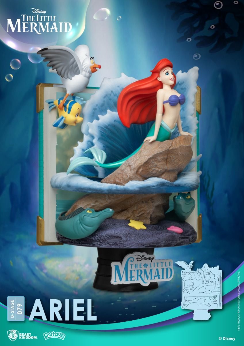 Figurine Story Book Ariel D-Stage - Disney - Beast Kingdom