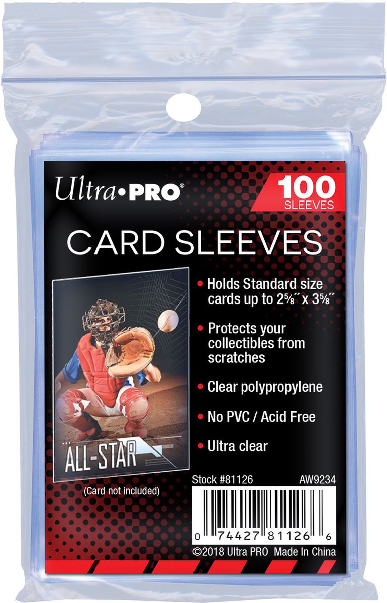 Sleeves - Pochette pour cartes - Ultra Pro