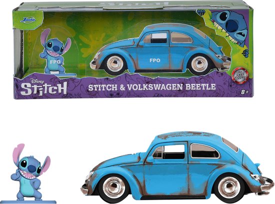 Stitch & Volkswagen Beetle - Disney - Jada