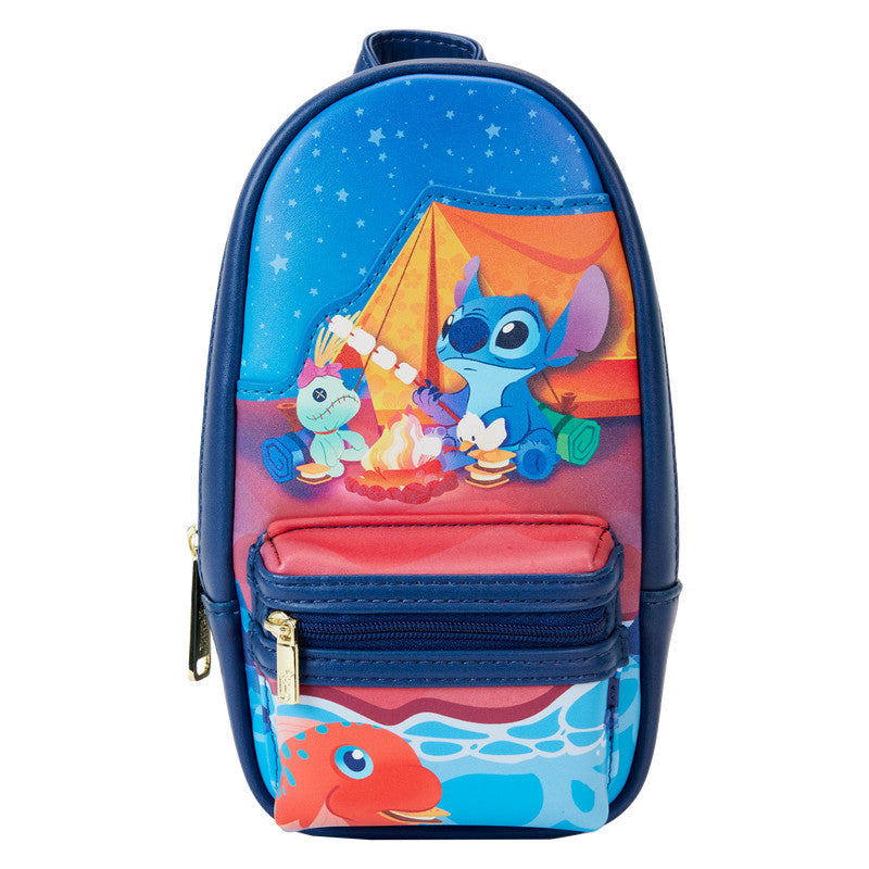 Loungefly - Mini Trousse Stitch Camping Cuties - Disney