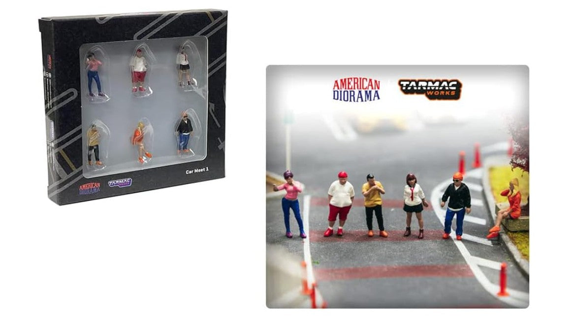 Figurine Car Meet 1 - Tarmac Works