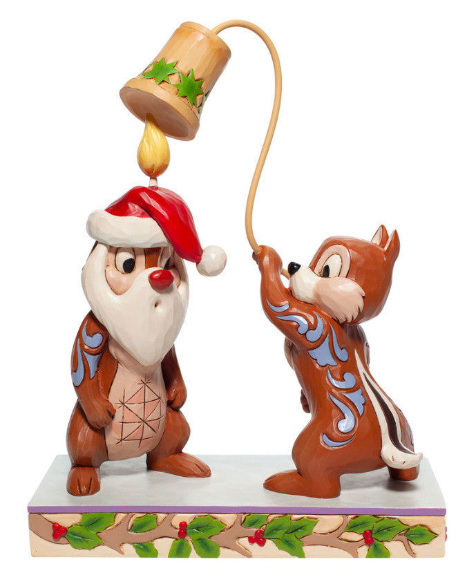 Figurine Tic & Tac Noël - Disney Traditions Jim Shore