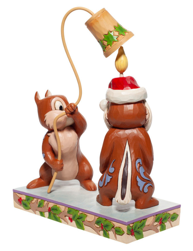 Figurine Tic & Tac Noël - Disney Traditions Jim Shore