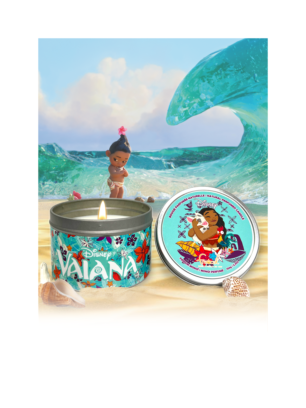 Bougie Vaiana - Disney - Francal