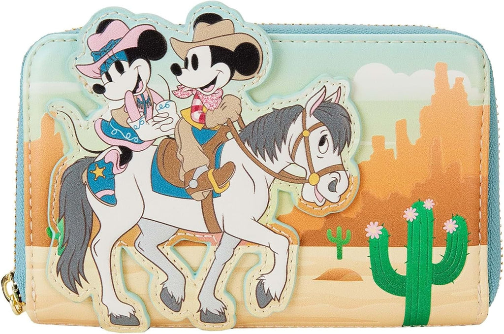 Loungefly - Portefeuille Mickey & Minnie Western - Disney