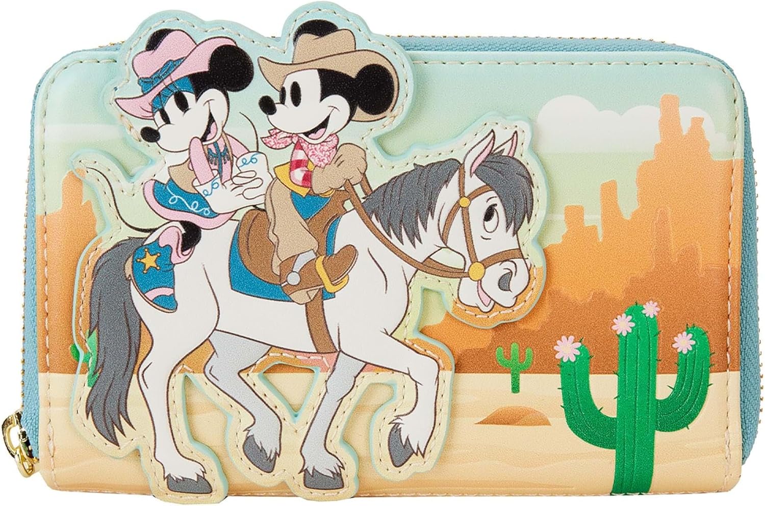 Loungefly - Portefeuille Mickey & Minnie Western - Disney