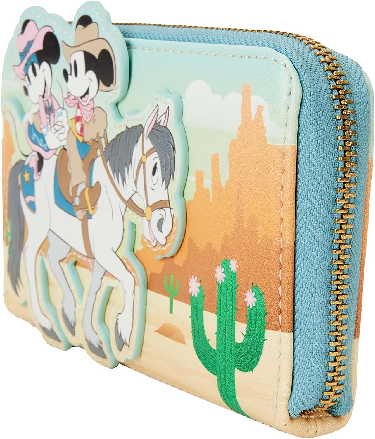 Loungefly - Portefeuille Mickey & Minnie Western - Disney