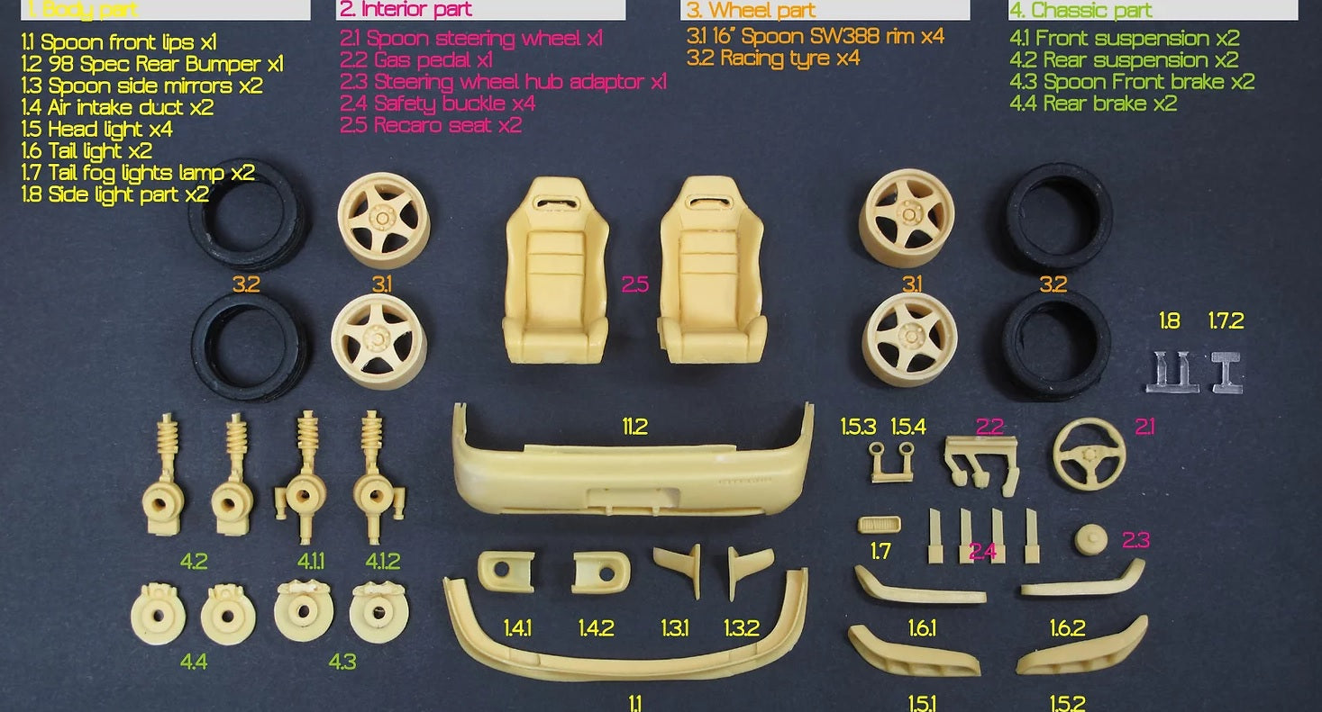 Honda Integra Type R DC2 Spoon - Transkit - Zoomon