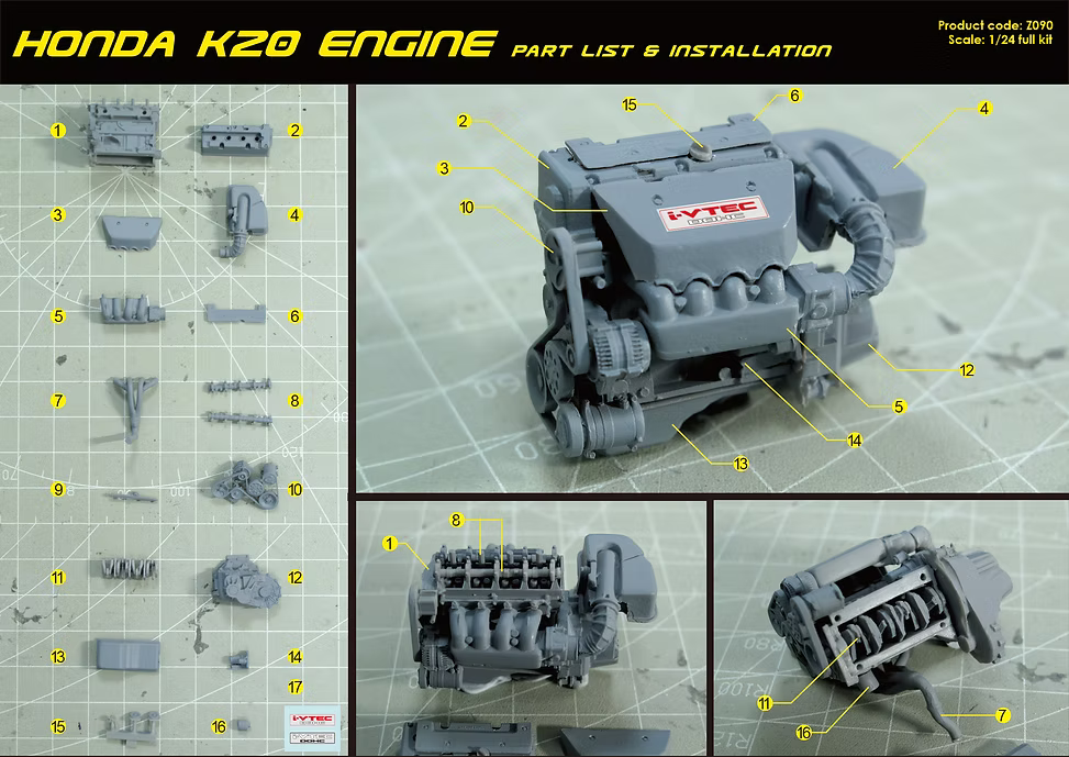 Moteur Honda K20 - Zoomon
